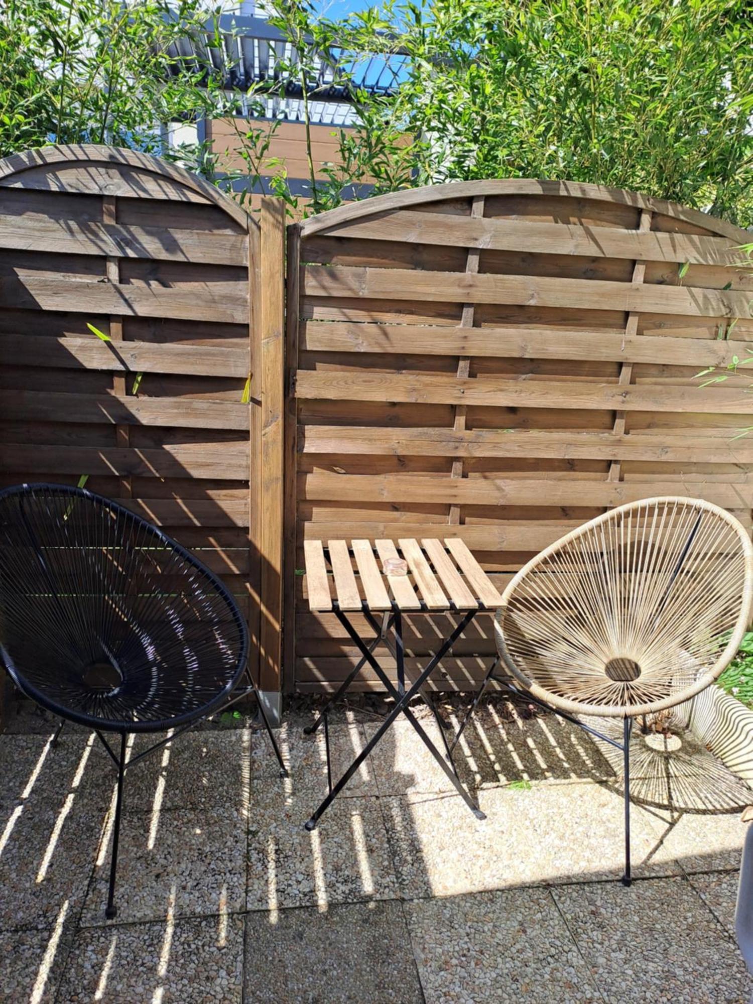 Joli Studio Au Calme Dans Un Jardin Privatif Ouistreham Buitenkant foto